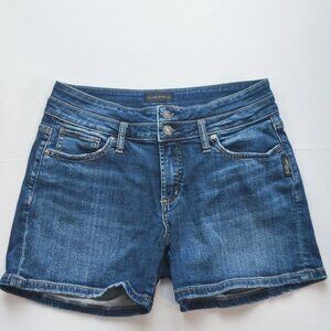 Silver Jeans Suki Short denim blue women's size W28/L4